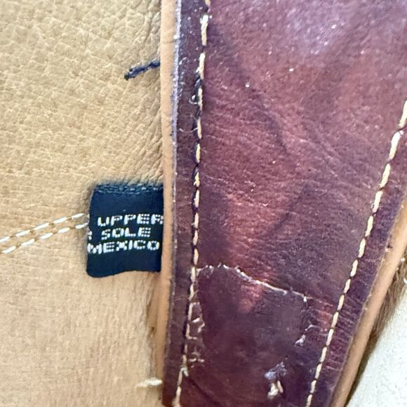 Justin Roper Boots Men 9.5D Classic Deerlite Roper Western Chestnut Marbled 3163 - Picture 15 of 15